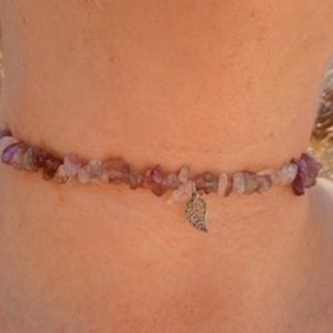 Amethyst choker
